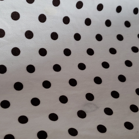 Never worn size 14 runs small brown polka dot white cotton dress - Picture 7 of 9